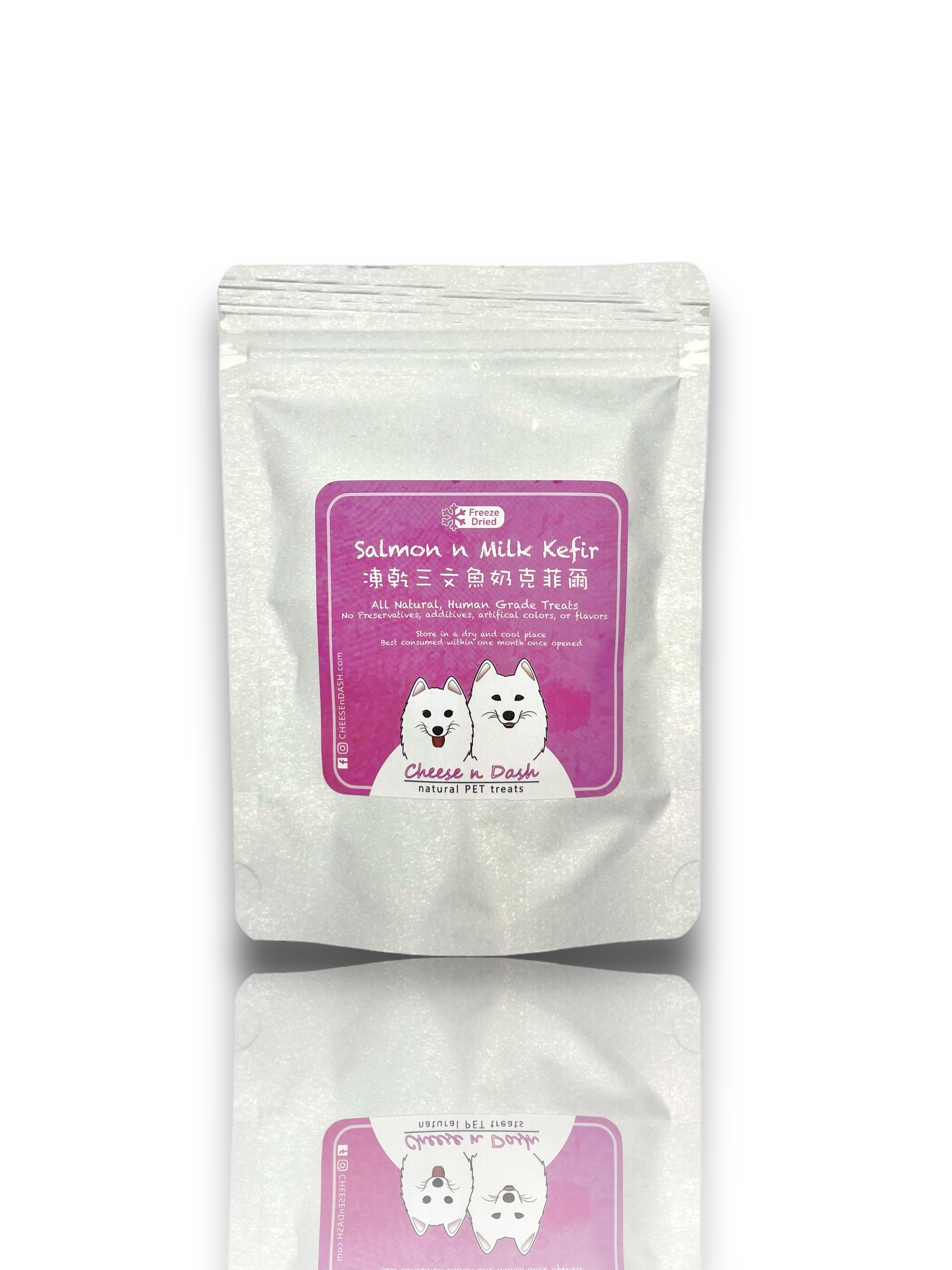 Freeze-dried Salmon n Kefir Cube