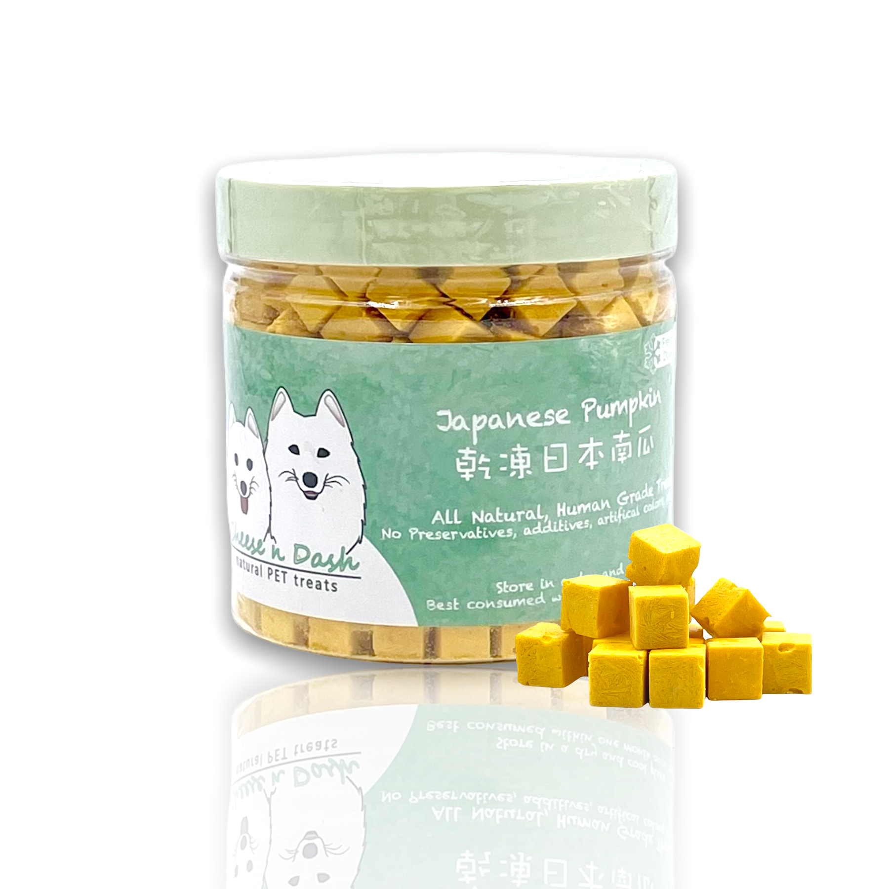 Freeze-dried Japanese Pumpkin Cube